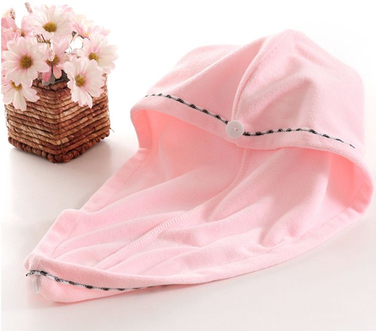 Serviette Turban Microfibre - Rose