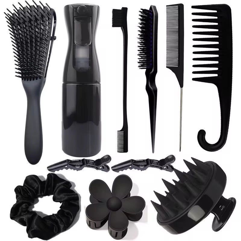 Kit Accessoires Capillaires Violet – 11 pièces