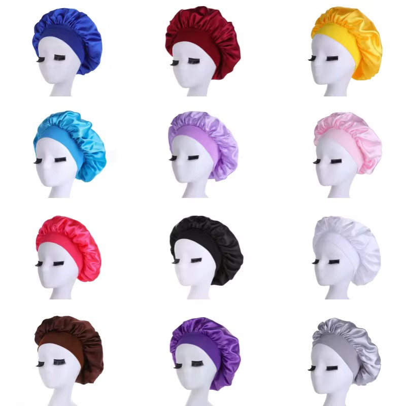 Bonnet Satin Nuit - 12 couleurs disponibles