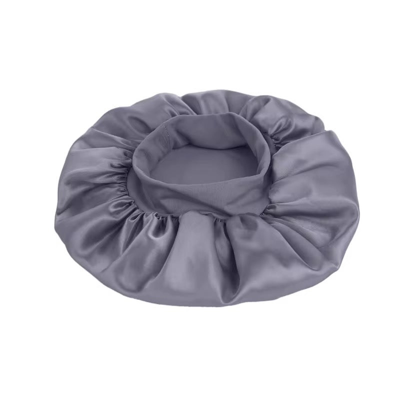 Bonnet Satin Nuit - Gris