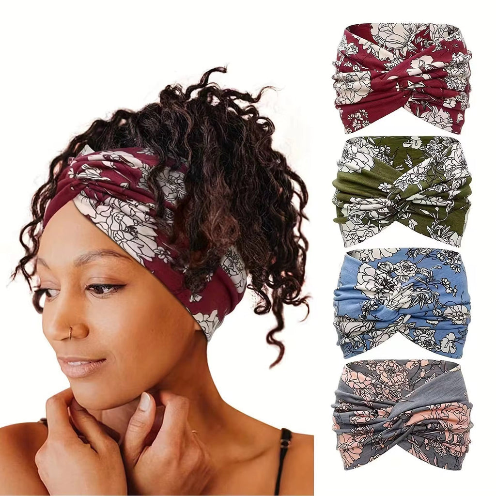 Bandeau Fleuri Torsadé - Lifestyle
