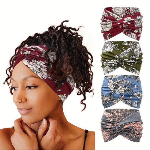 Bandeau Fleuri Torsadé - Lifestyle